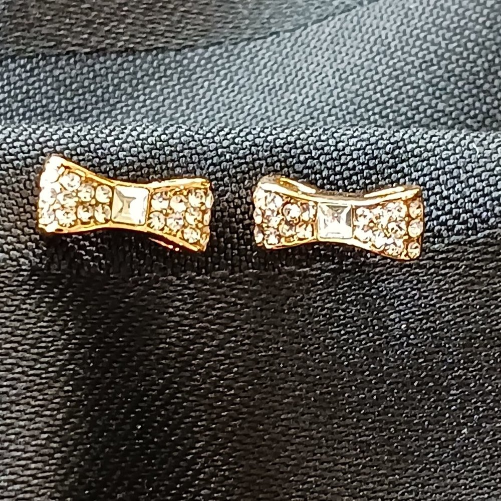 Kate Spade, Crystal Bow Earrings